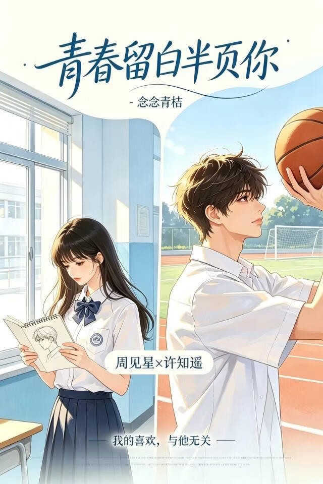 青春留白半页你